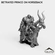 Tabletop Terrain Miniature Culled Knights Betrayed Prince on Horseback