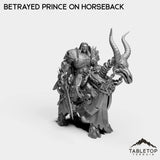 Tabletop Terrain Miniature Culled Knights Betrayed Prince on Horseback
