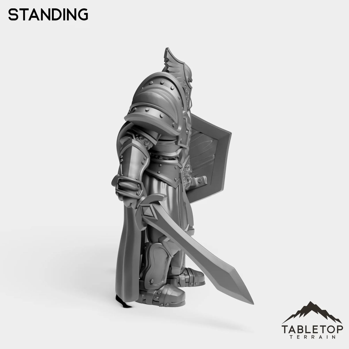 Tabletop Terrain Miniature Culled Knights Captain