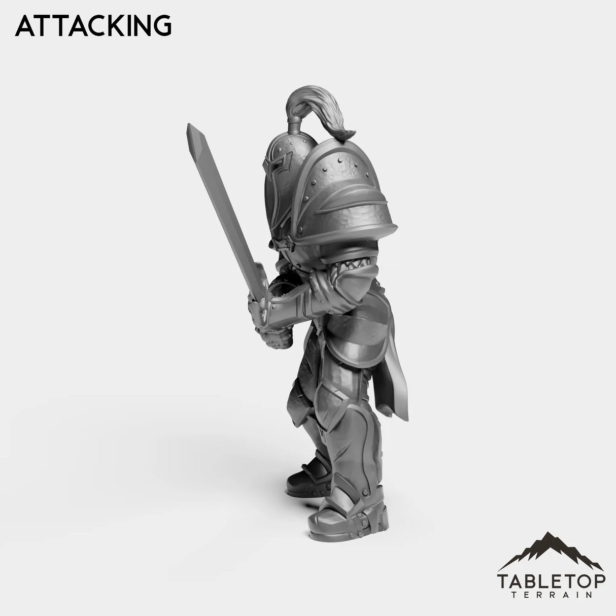 Tabletop Terrain Miniature Culled Knights Footman