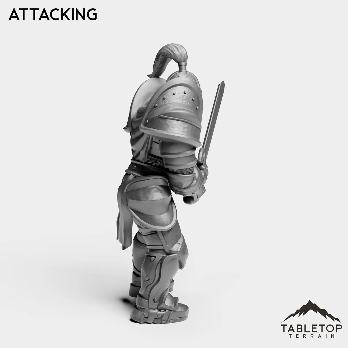 Tabletop Terrain Miniature Culled Knights Footman