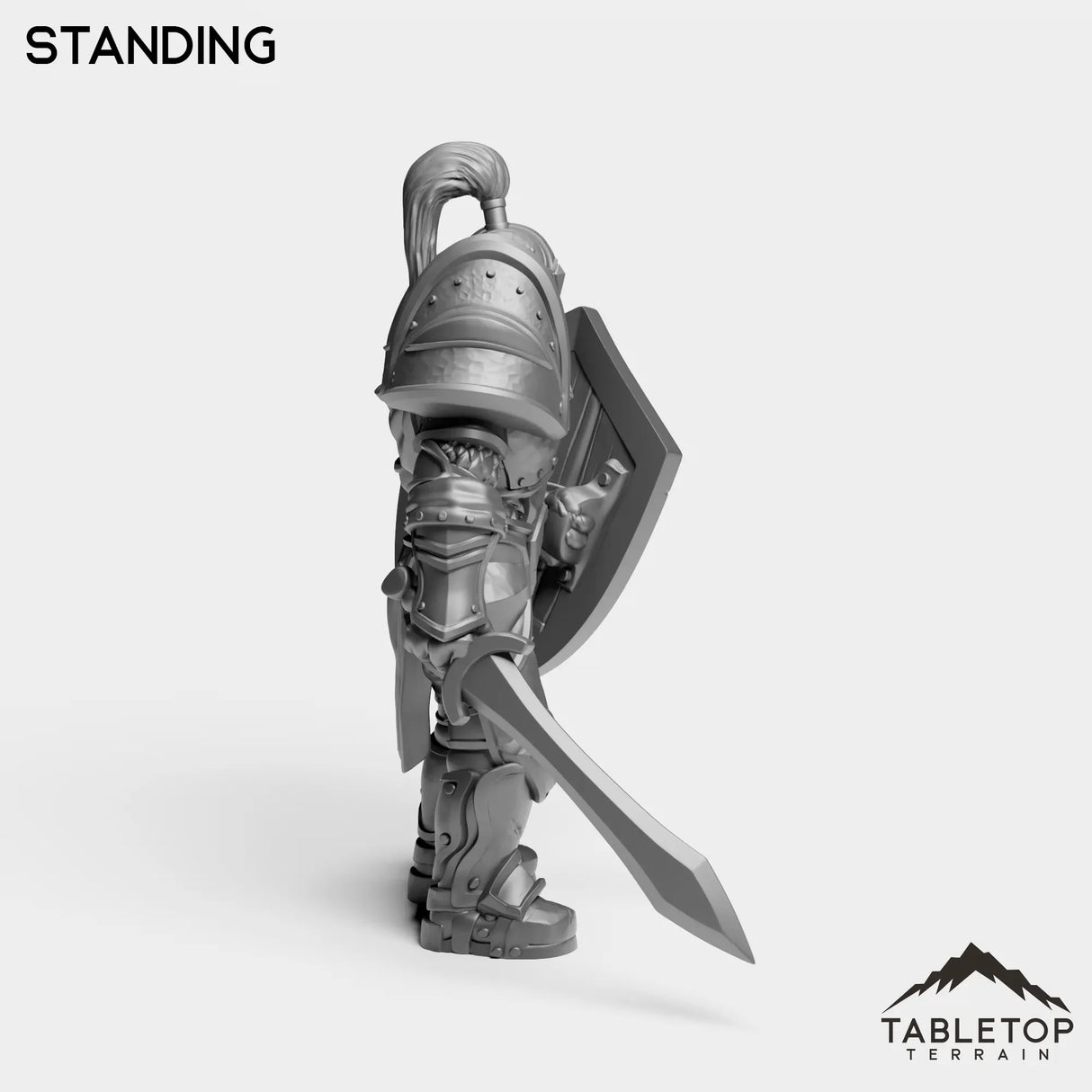 Tabletop Terrain Miniature Culled Knights Footman