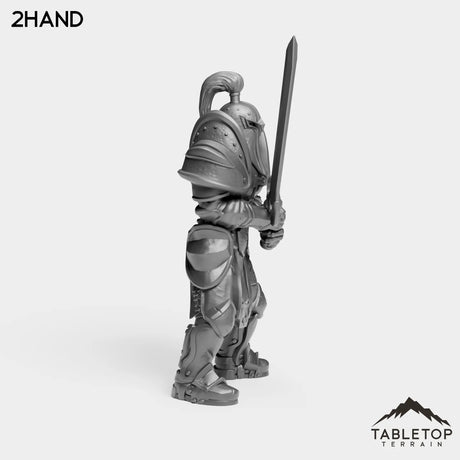 Tabletop Terrain Miniature Culled Knights Footman Female