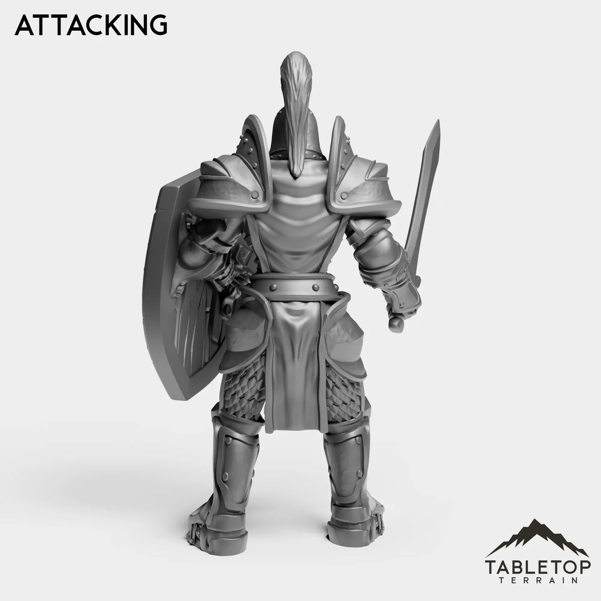 Tabletop Terrain Miniature Culled Knights Footman Female