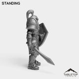 Tabletop Terrain Miniature Culled Knights Footman Female
