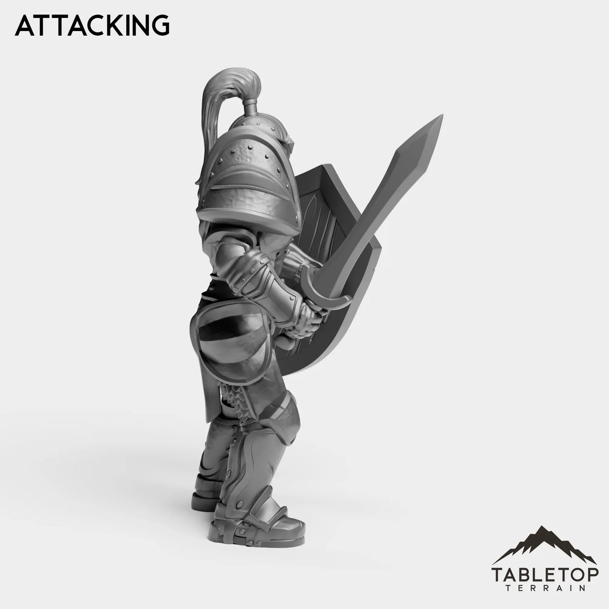Tabletop Terrain Miniature Culled Knights Footman Female
