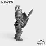 Tabletop Terrain Miniature Culled Knights Footman Female