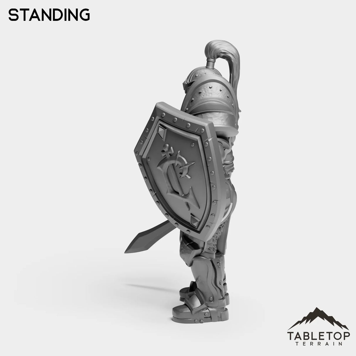 Tabletop Terrain Miniature Culled Knights Footman Female