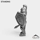 Tabletop Terrain Miniature Culled Knights Footman Female