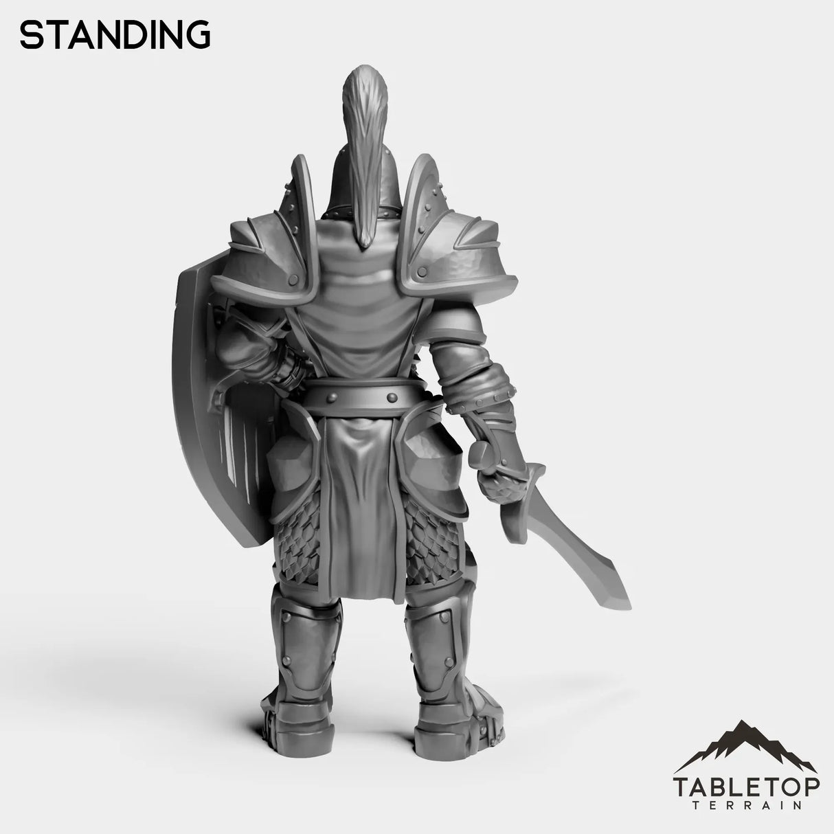 Tabletop Terrain Miniature Culled Knights Footman Female