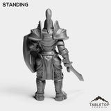 Tabletop Terrain Miniature Culled Knights Footman Female
