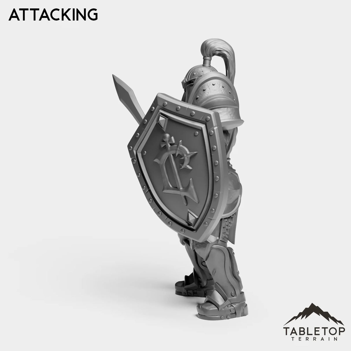 Tabletop Terrain Miniature Culled Knights Footman Female