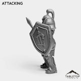 Tabletop Terrain Miniature Culled Knights Footman Female