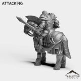 Tabletop Terrain Miniature Culled Knights on Horse