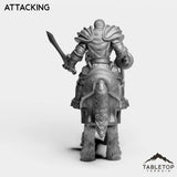 Tabletop Terrain Miniature Culled Knights on Horse