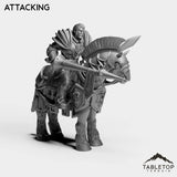 Tabletop Terrain Miniature Culled Knights on Horse