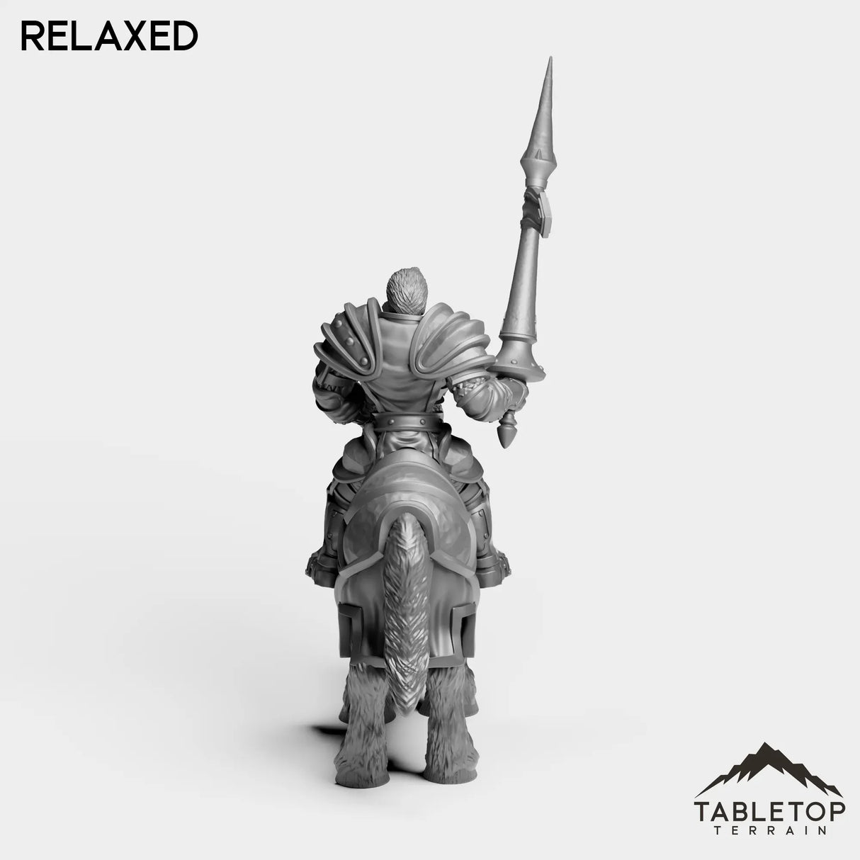 Tabletop Terrain Miniature Culled Knights on Horse