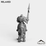 Tabletop Terrain Miniature Culled Knights on Horse