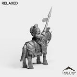 Tabletop Terrain Miniature Culled Knights on Horse