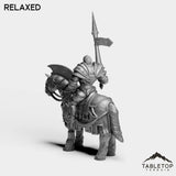 Tabletop Terrain Miniature Culled Knights on Horse