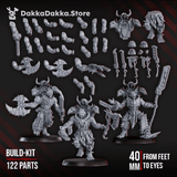Tabletop Terrain Miniature Cursed Bone Shredders Squad (build kit)