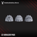 Tabletop Terrain Miniature Cursed Bone Shredders Squad (build kit)