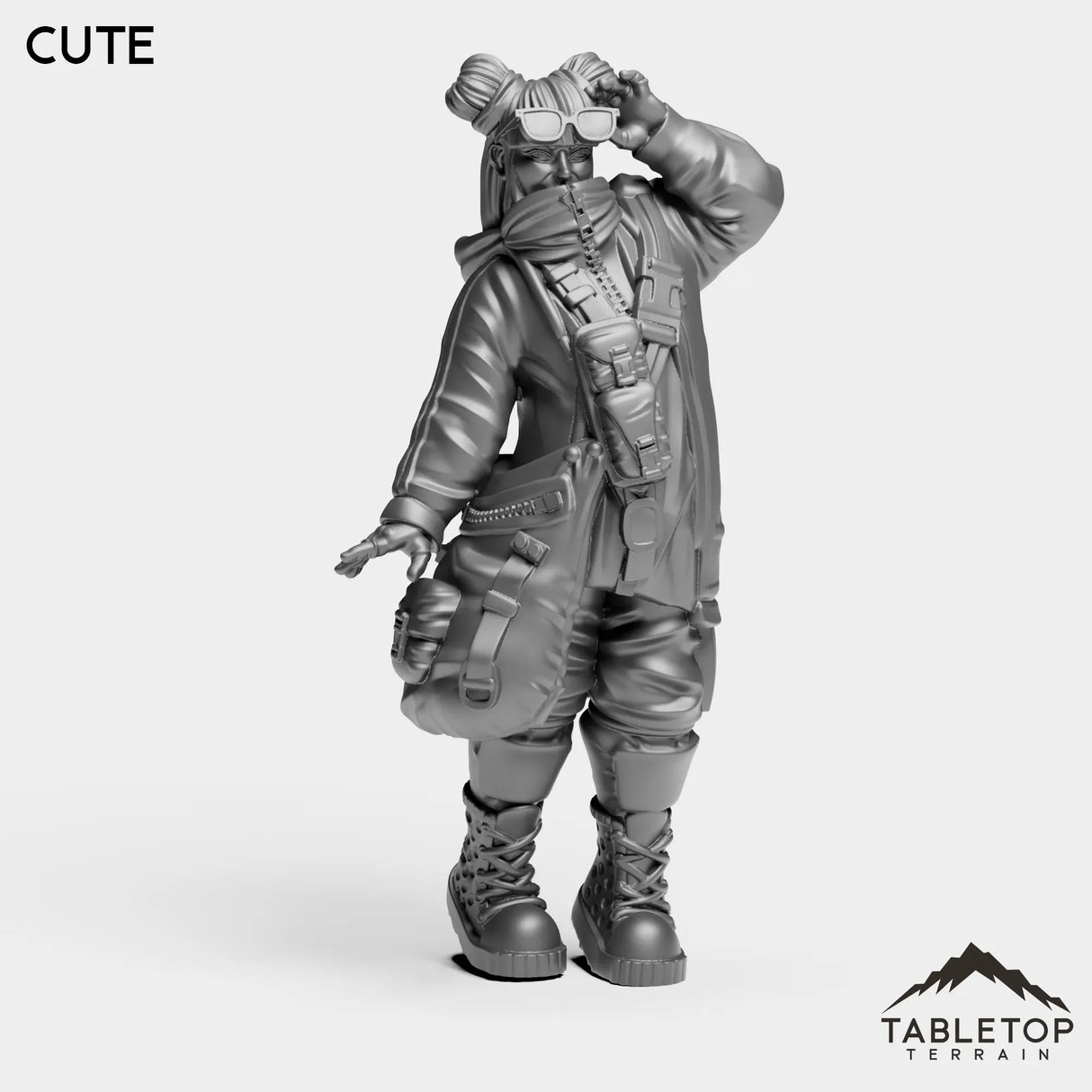 Tabletop Terrain Miniature Cute - Sleepless City