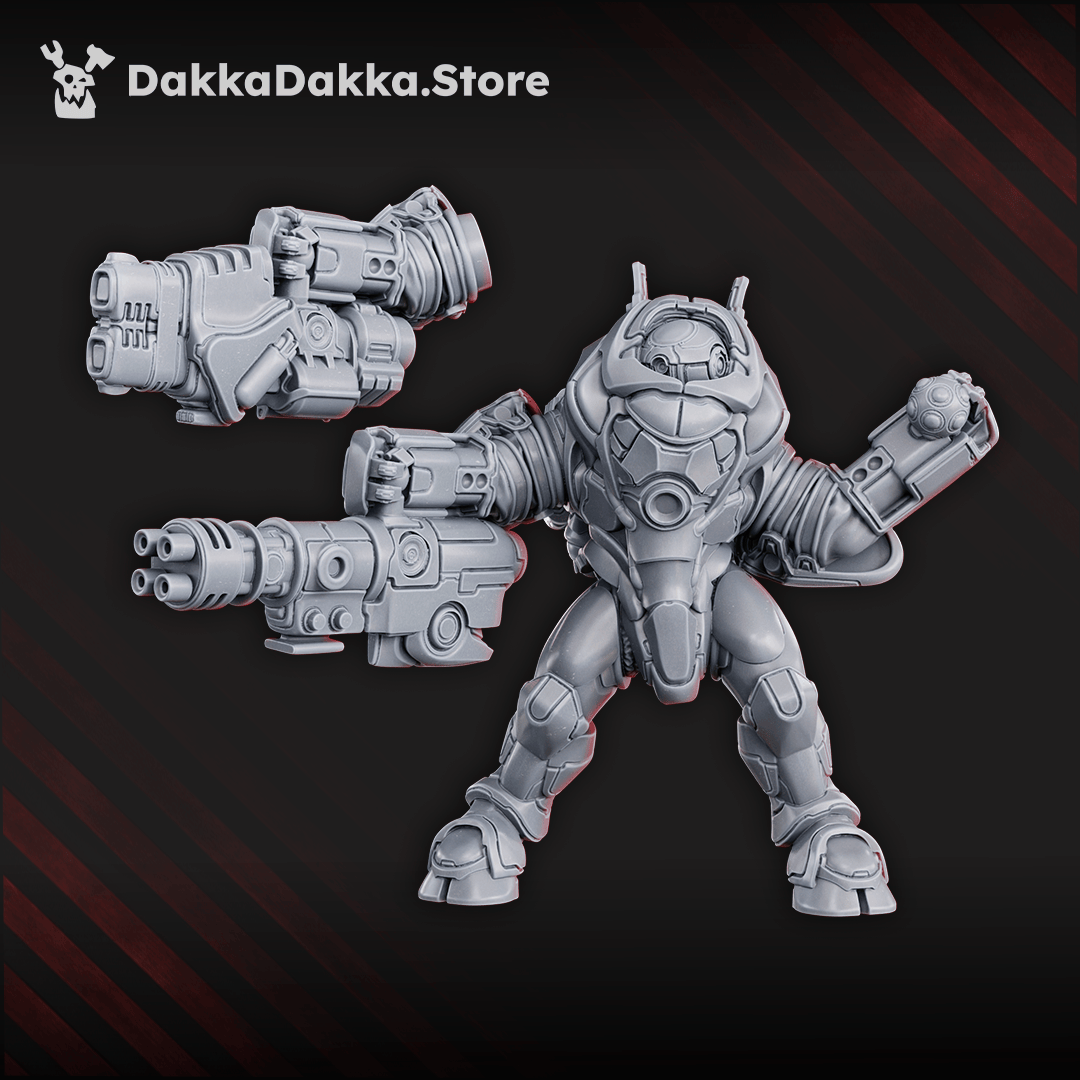 Tabletop Terrain Miniature Cyber-ghosts Squad x3