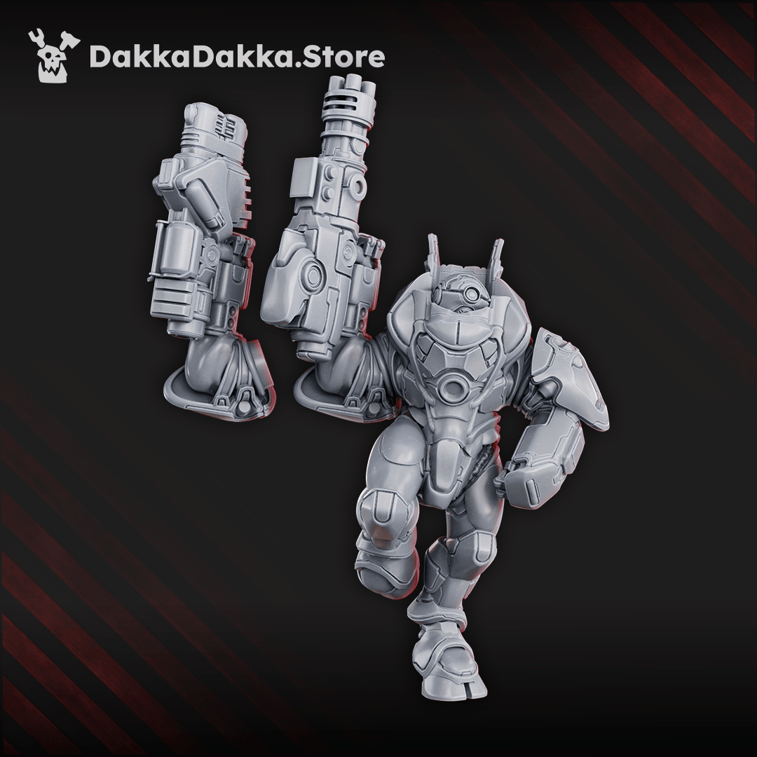 Tabletop Terrain Miniature Cyber-ghosts Squad x3