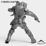 Tabletop Terrain Miniature Cyborg Hunter - Micromachines Corp