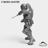 Tabletop Terrain Miniature Cyborg Hunter - Micromachines Corp