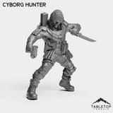 Tabletop Terrain Miniature Cyborg Hunter - Micromachines Corp