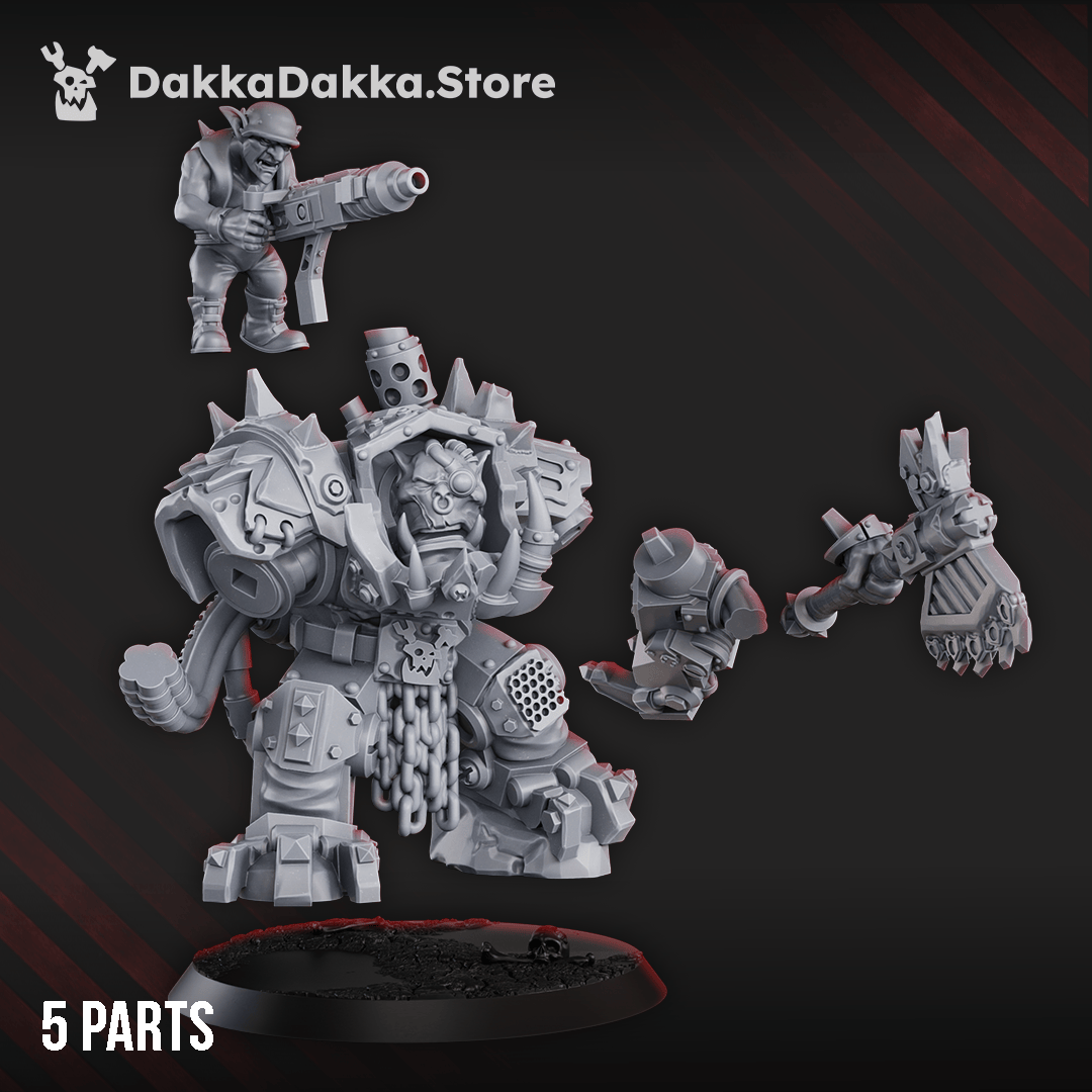 Tabletop Terrain Miniature 'Da Great Arma Boss