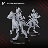 Tabletop Terrain Miniature Daemons of Lust Dino Riders
