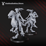 Tabletop Terrain Miniature Daemons of Lust Dino Riders