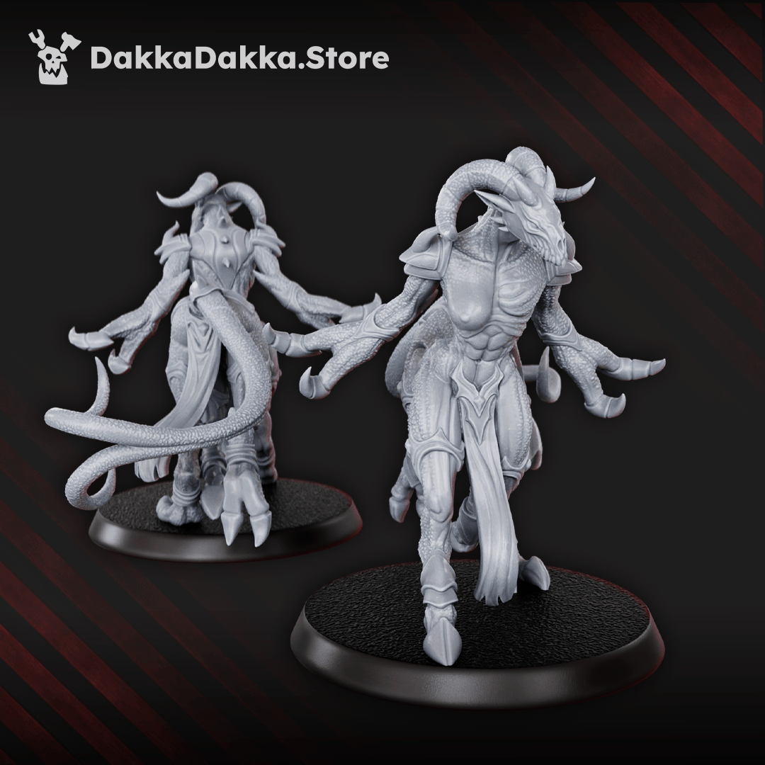 Tabletop Terrain Miniature Daemons of Lust Fiends x3