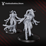 Tabletop Terrain Miniature Daemons of Lust Fiends x3