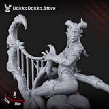 Tabletop Terrain Miniature Daemons of Lust Infernal Harpist