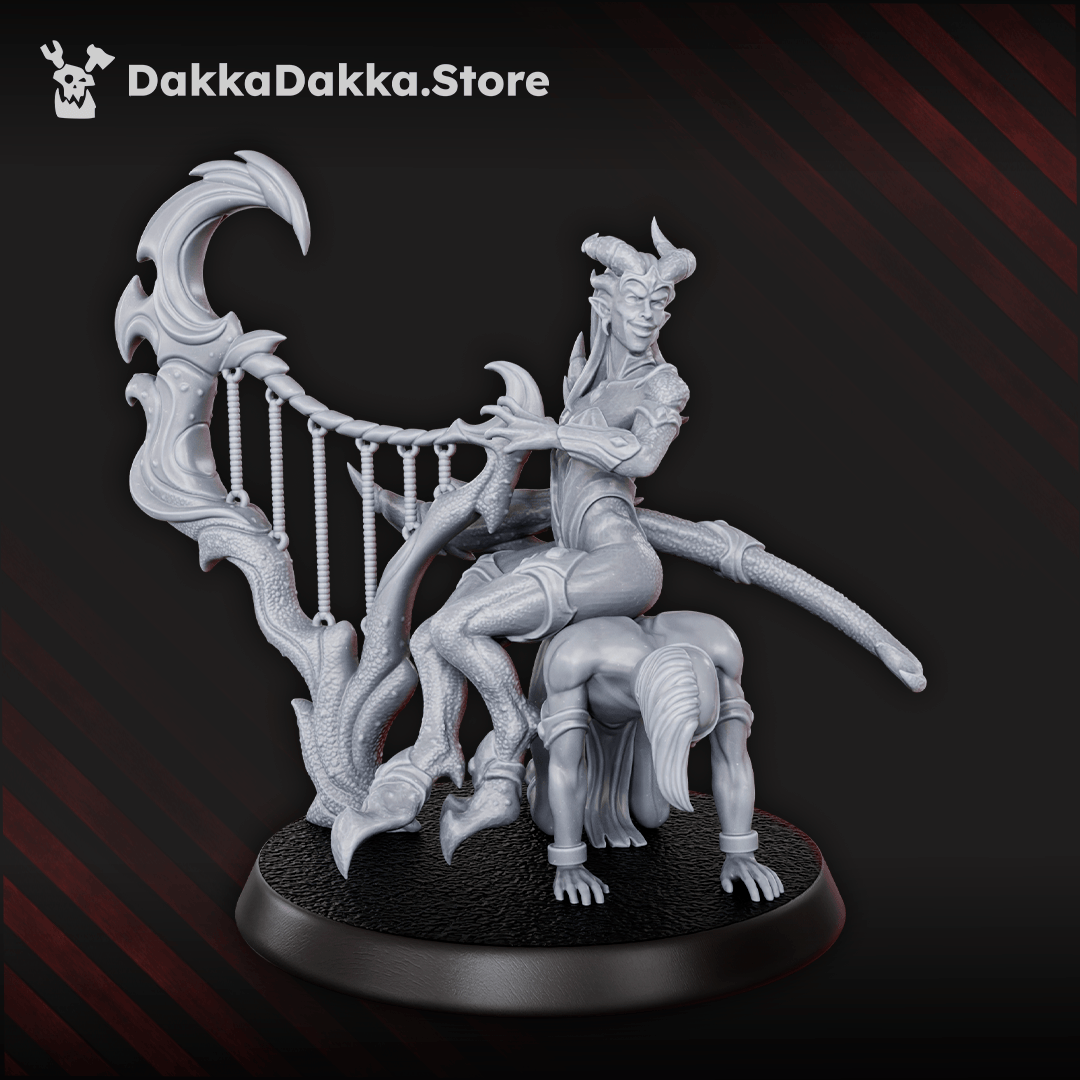 Tabletop Terrain Miniature Daemons of Lust Infernal Harpist