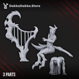 Tabletop Terrain Miniature Daemons of Lust Infernal Harpist