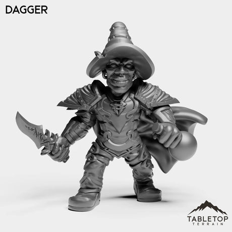 Tabletop Terrain Miniature Dagger Goblin Warlock