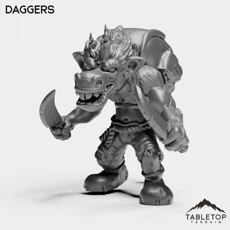 Tabletop Terrain Miniature Daggers Kobold Thief