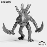 Tabletop Terrain Miniature Daggers Murlocs Attacking