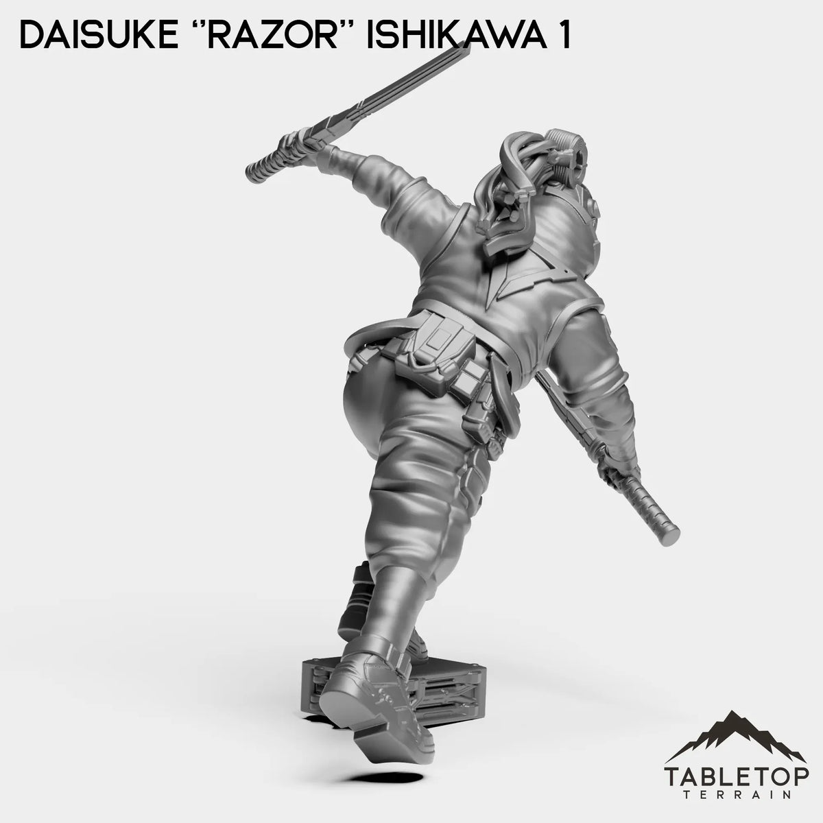 Tabletop Terrain Miniature Daisuke ''Razor'' Ishikawa
