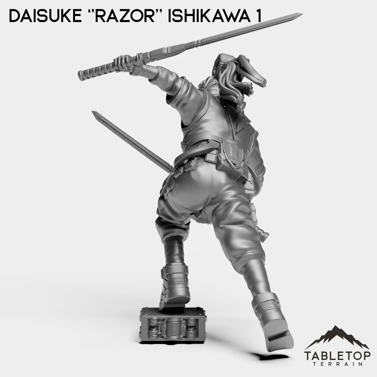Tabletop Terrain Miniature Daisuke ''Razor'' Ishikawa