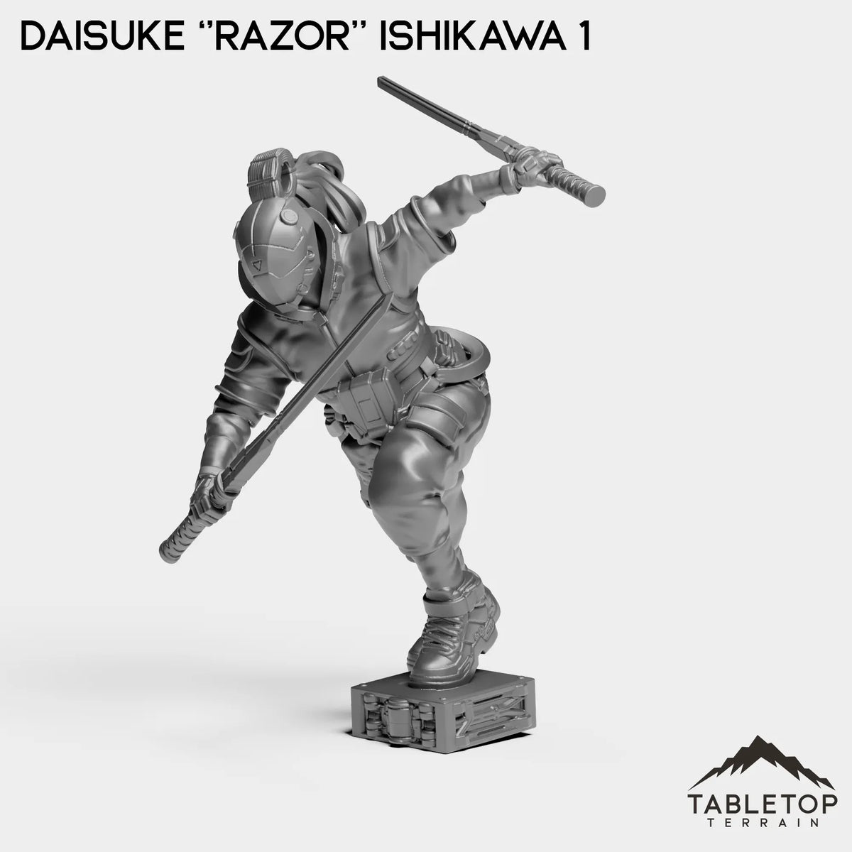 Tabletop Terrain Miniature Daisuke ''Razor'' Ishikawa