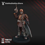 Tabletop Terrain Miniature Damned Infantry Warrior