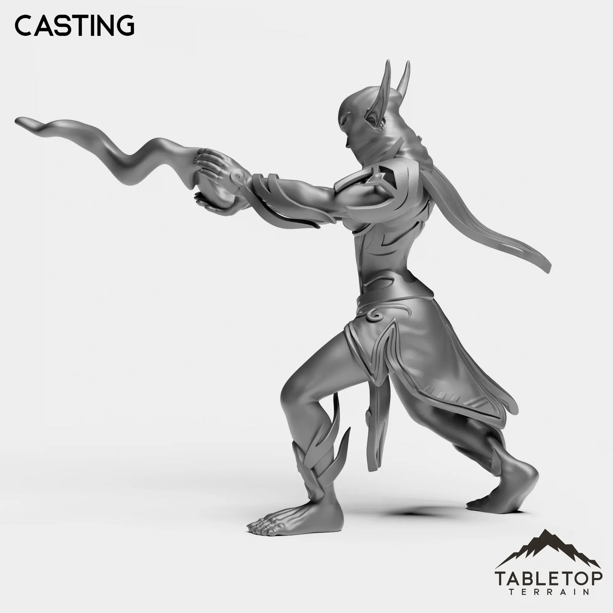 Tabletop Terrain Miniature Darkness First Arcanist Female