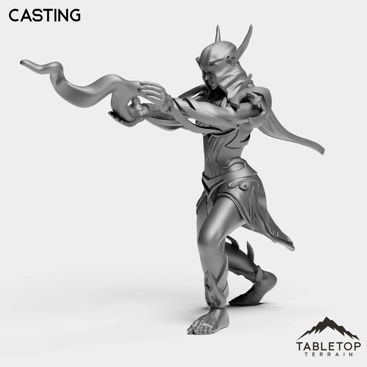 Tabletop Terrain Miniature Darkness First Arcanist Female