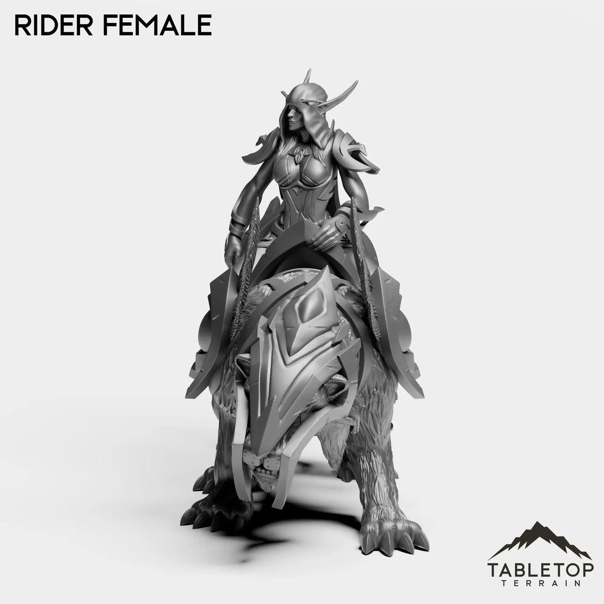Tabletop Terrain Miniature Darkness First Arcanist Rider